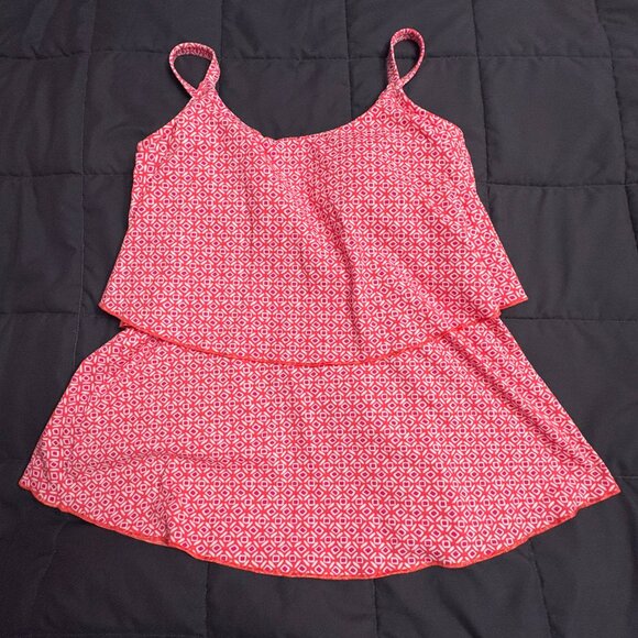Lands' End Scoop Neck Tiered Tankini Swimsuit Top - Size: XSL - NWT - Picture 4 of 11